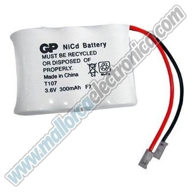 Foto del artículo BATERIA  PARA TELEFONO INALAMBRICO  3,6V  300ma