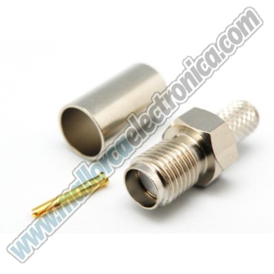 CONECTOR  SMA HEMBRA CRIMPAR RG-174/U