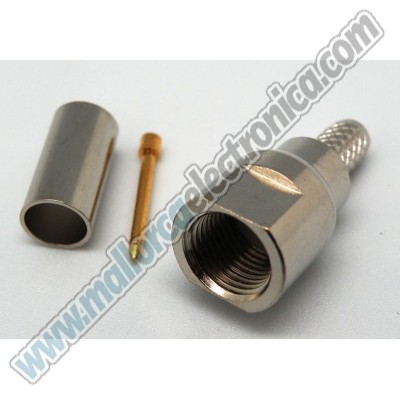 CONECTOR FME MACHO CRIMPAR  RG-58