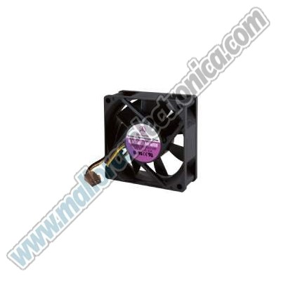 VENTILADOR  BI-SONIC  70 X 70 X 15mm  12V    3cables