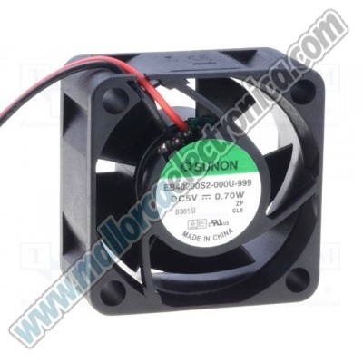 VENTILADOR  AXIAL 40x40x20mm 13,08m3/h 21dBA  5V DC