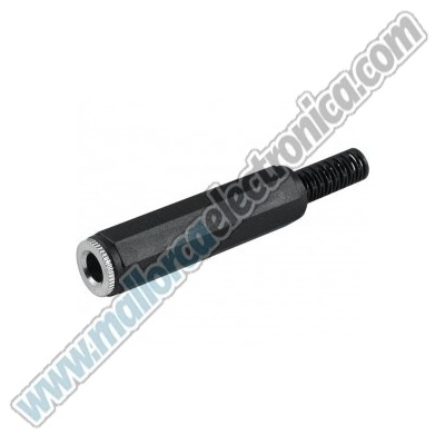 CONECTOR  Jack 6,3mm Estereo Hembra 