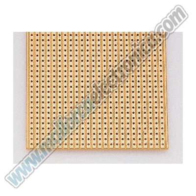 Foto del artículo PLACA PERFORADA LINEAS paso 2,54mm  BAQUELITA 1mm  90 x 155mm