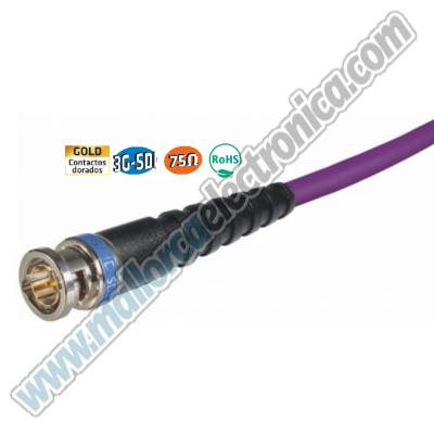 Conexión Vídeo HD-SDI / 3G-SDI 30 Metros Rollo Retractilado  BNC 3G 