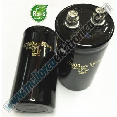 CONDENSADOR  ELECTROLITICO  PROFESIONAL  47.000uf  50V  105º 