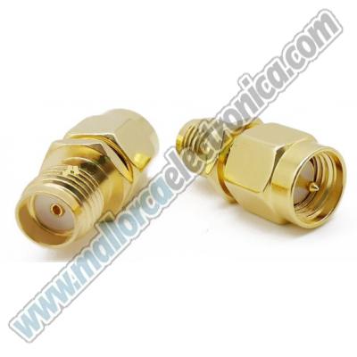 Adaptador SMA R-macho  / H-hembra