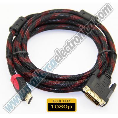 CABLE HDMI a DVI-D Dual LINK Macho / Macho 3.00 mtrs 