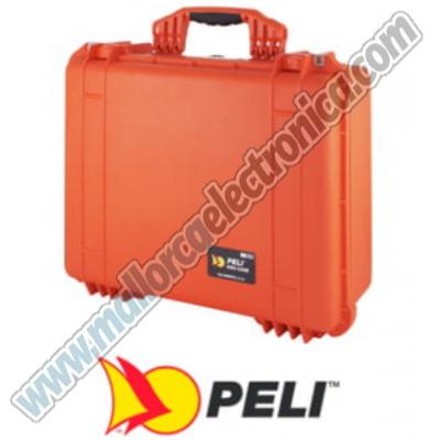 MALETA  PELICASE  NEGRA  52.4 X 42.8 X 20.6mm  con  espuma