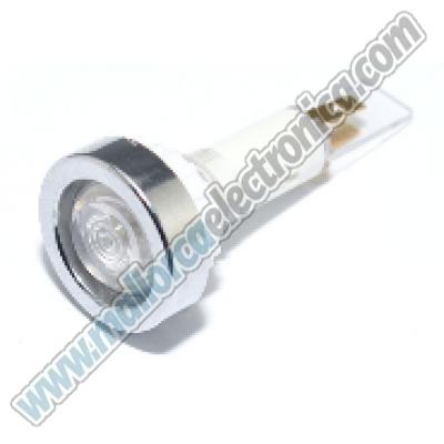 Piloto neon AC 220v BLANCO 8mm IP68