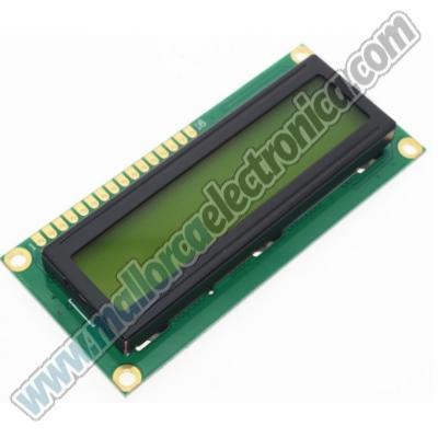 Pantalla LCD de 16x2 caracteres, controlador HD4478