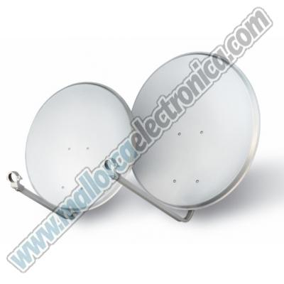 Parábola Offset 80 cm., con soporte pared-suelo 