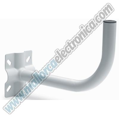 Soporte pared/mástil en "L", Diam. 32 mm., antena 65 cm. 