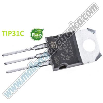 Transistor, TIP31C, NPN 3 A 100 V TO-220