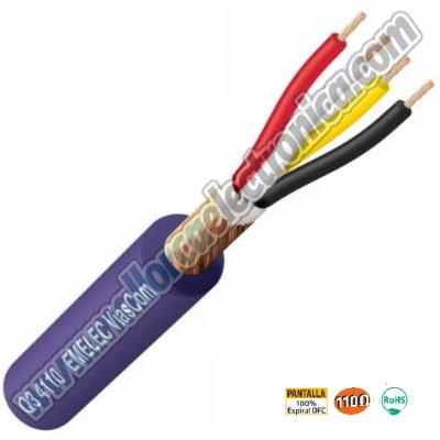Cable 1x4x0,22 mm² 110Ω AES/EBU y DMX