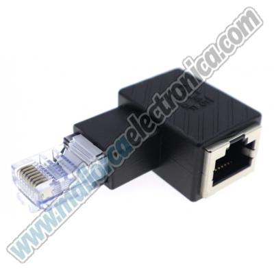 Adaptador Rj-45 en angulo 90º 