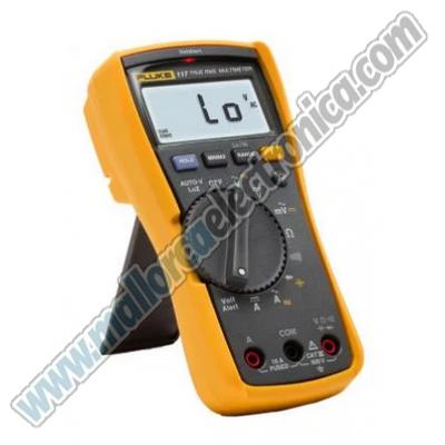 Multímetro digital para electricistas Fluke 117 con detector de voltaje sin contacto