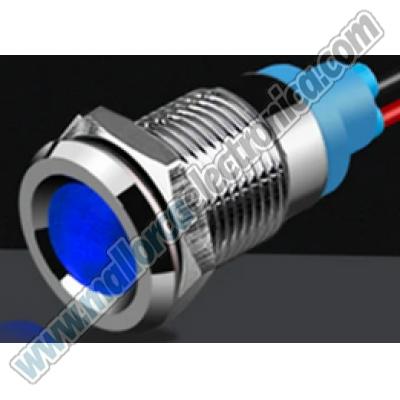 Piloto Led 8mm DC 12V AZUL