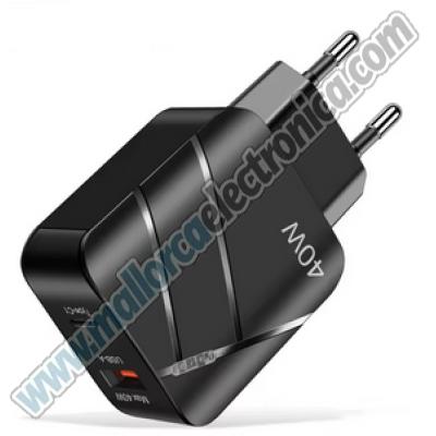 Cargador USB 3,1 tipo C PD de 40 W