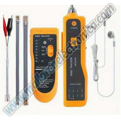 Comprobador  Cables de Red LAN Cat5 Cat6 RJ45 UTP STP Localizador de Líneas Rastreador de Teléfono