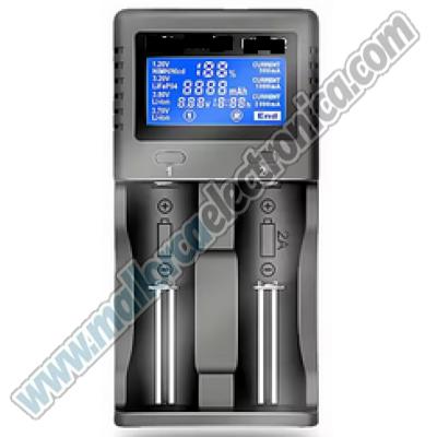 CARGADOR BATERIAS  LI-ION  RC-18650 -1849-18350-17670-17500-1634-123-14500-10440-AA-AAA 26650