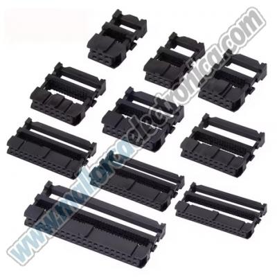 Conector  IDC hembra, paso de 2,54mm 20 VIAS