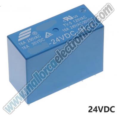 RELE PCB  DPDT(doble conmutado)  16 A 24Vdc AgNi