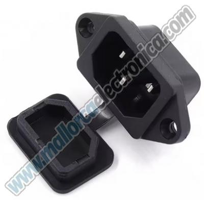 Base CA IEC, C19 10A 250V  con tapa