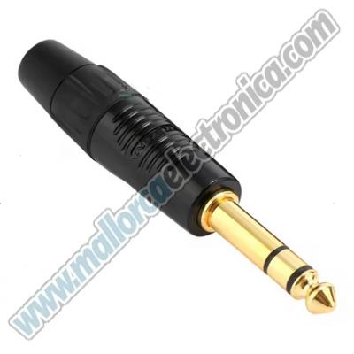 CONECTOR JACK 6,3mm  Estereo   METAL