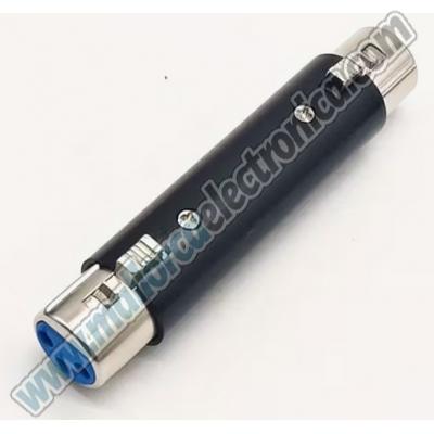 ADAPTADOR XRL  hembra  &  hembra