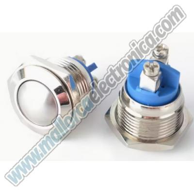 PULSADOR  METALICO Anti Vandalico  16mm