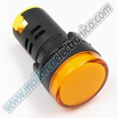 Piloto LED / AC-220V NARANJA 22 mm