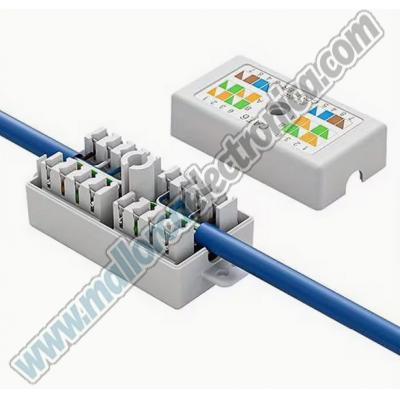 Caja de unión Ethernet Cat 6 blindada RJ-45