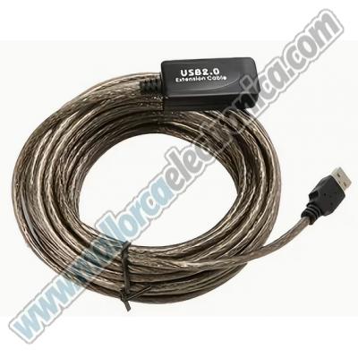 Cable de Extensión USB 2.0 de Alta Velocidad Macho /Hembra 10 metros
