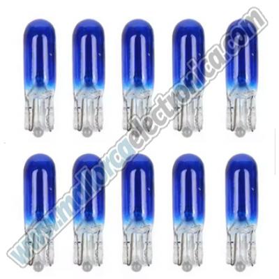 Bombilla T5 1,.2w  12v / 24v Azul