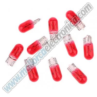 Bombilla T10 3/5w  12v / 24v ROJA