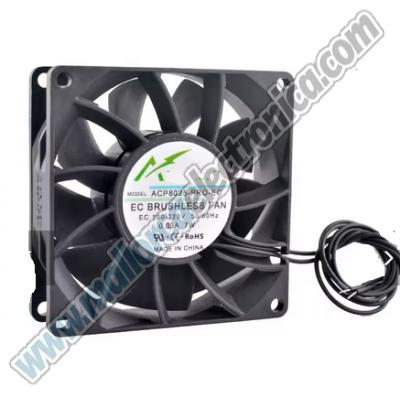 VENTILADOR DE FRICCION  80 x 80 x 38mm  100-230V 0-4500 RPM