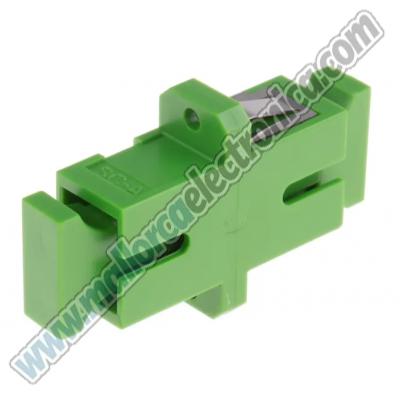 Adaptador de fibra óptica SC a SC Monomodo Símplex