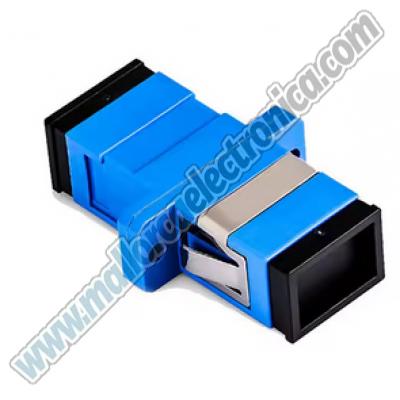 Adaptador de fibra óptica APC a SC Monomodo Símplex