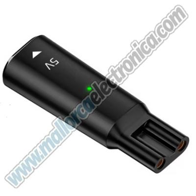 Convertidor adaptador de corriente tipo C PD a DC 5 V Afeitadora 1.5 A