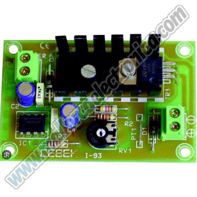 TEMPORIZADOR INTERMITENTE A 12V   intervalo intermitencia : De 0,3 a 6 seg. 