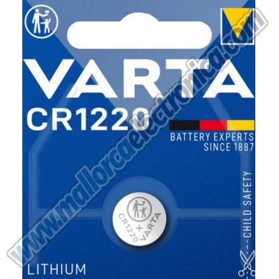 PILA BOTON LITIO 3V  40ma       Ø 12,5mm