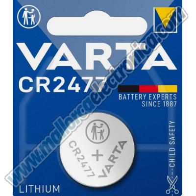 PILA BOTON LITIO 3V  1.000ma       Ø 24,5mm