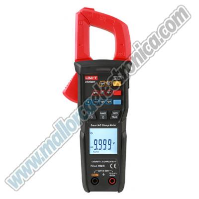 PINZA  AMPERIMETRICA  Bluetooth DIGITAL  AC / 600A  Con Medida de Capacidad / Frecuencia y Temperatura