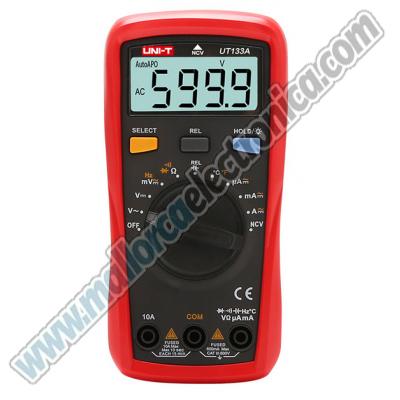 Multímetro Digital 600V AC/DC 10A AC