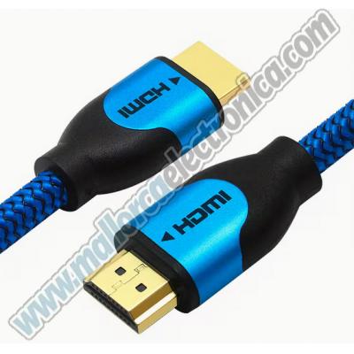 CONEXION HDMI 4K 2K 19P A Macho a Macho 2.0 V Conectores Metalicos 1.5 mtrs 