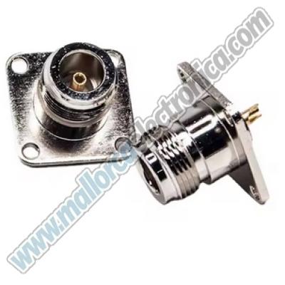 CONECTOR  N HEMBRA CHASIS TIPO TORNILLOS  (UG-58U)