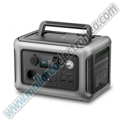 Estación de energía portátil 600 W 100,000 mAh (pico 1200 W) salida de AC-110/ 220V