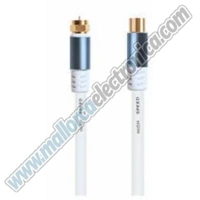 Cable coaxial PAL Macho a F Tipo Macho 1.8 mts